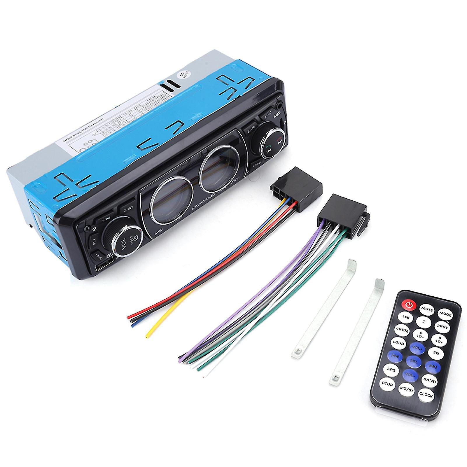 Single Din Bluetooth Car Stereo Mp3 Player Audio Radio Support Usb/fm/sd