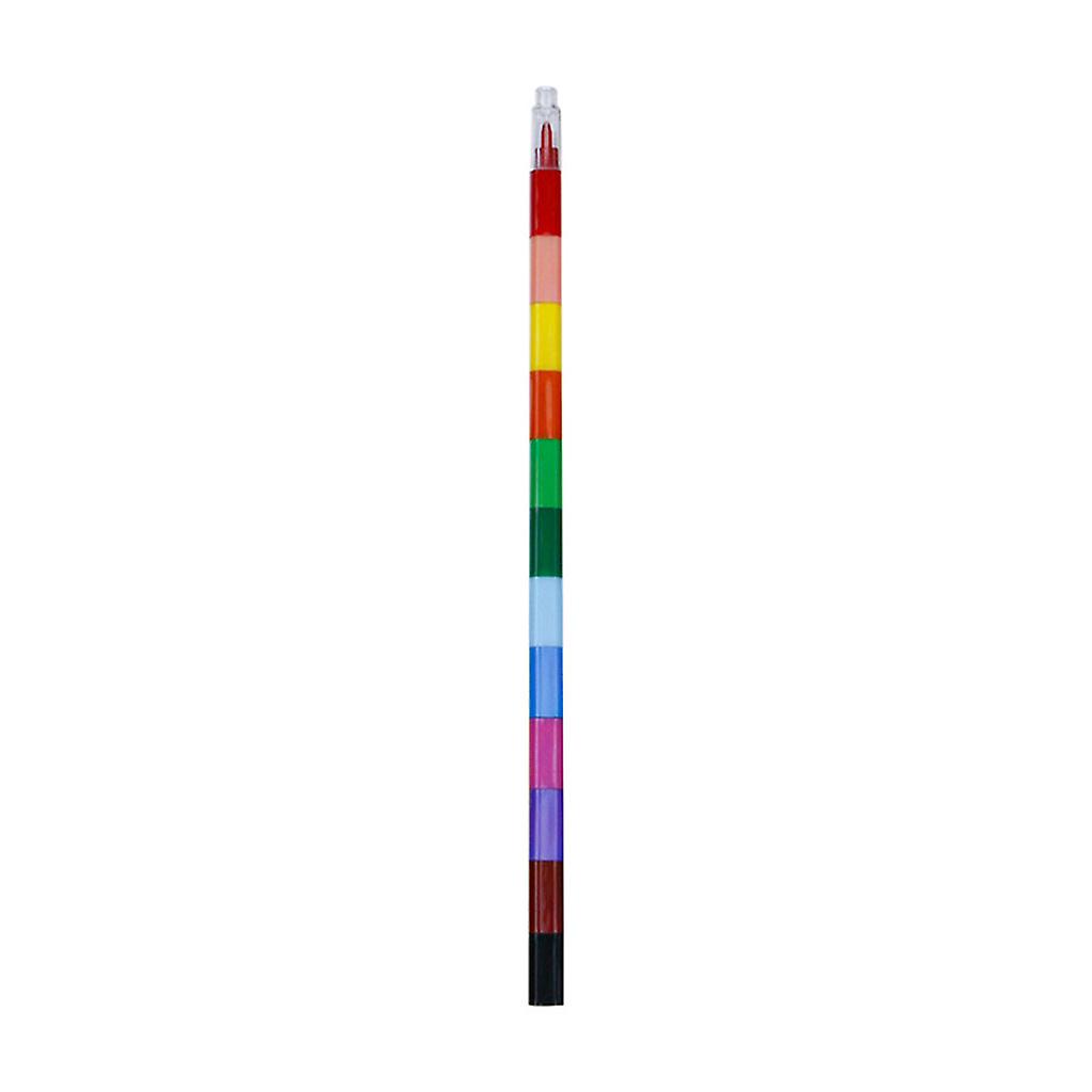 12 farger fargestift markører fargestifter penner tegning graffiti sett avtakbar stackable
