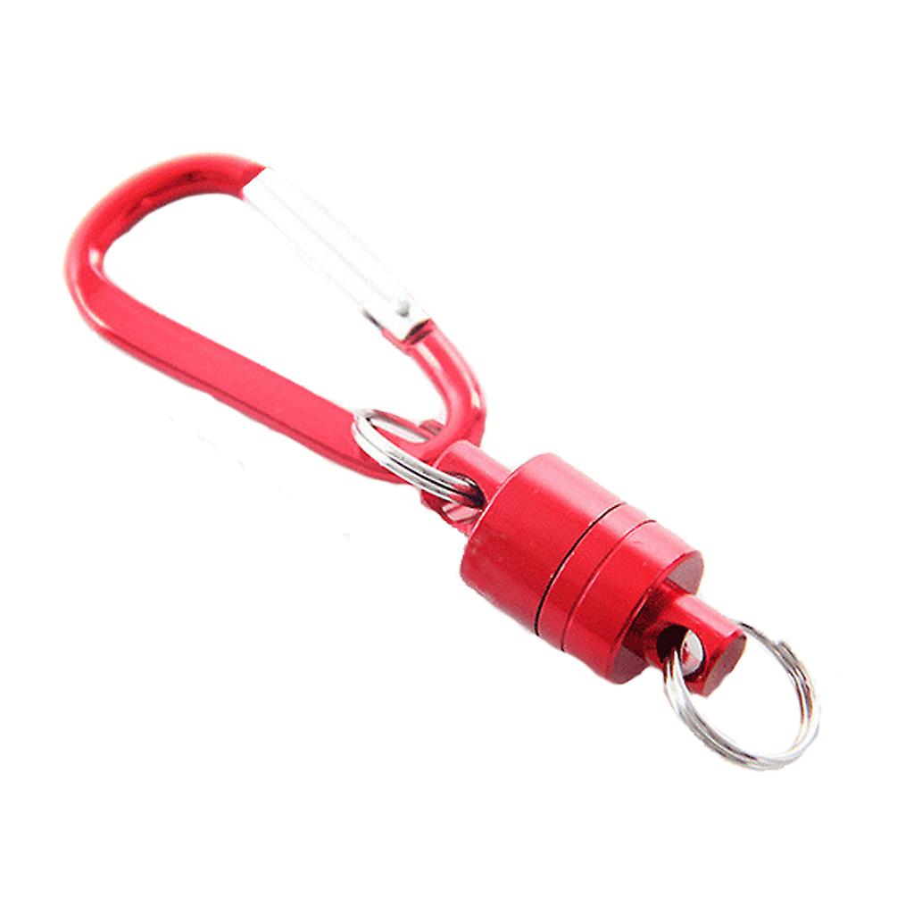 Magnetic Net Release Holder Net Release Clip Keychain Hook for Fly Fishing