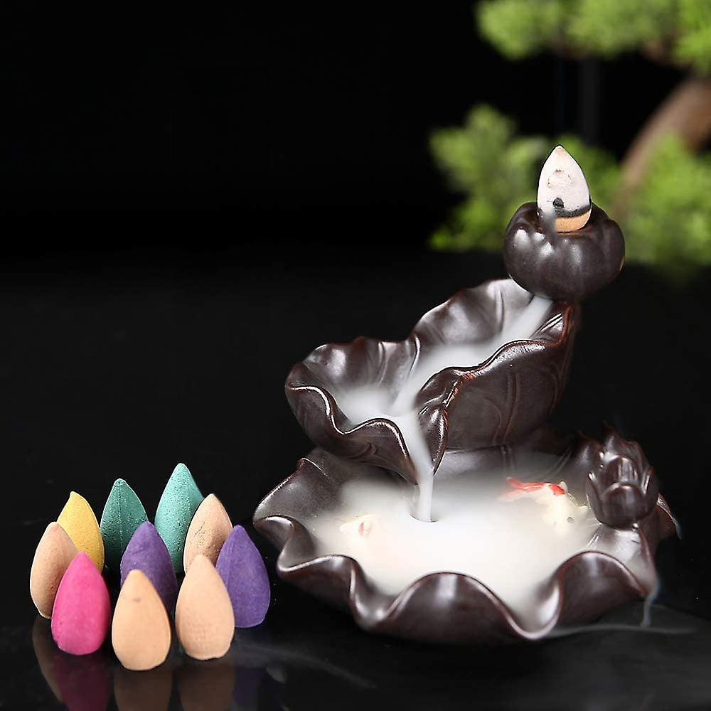 Ceramics Backflow Incense Burner Exquisite Crafts Creative Ornament