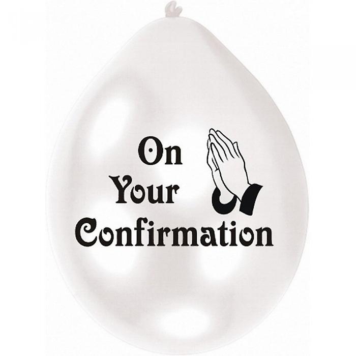 Amscan On Your Confirmation Latex Balloons (Pack of 10)