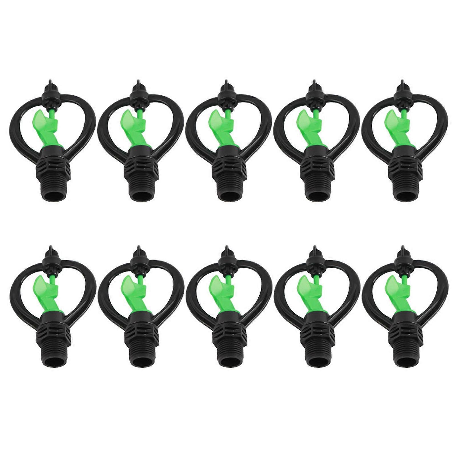 10pcs G1/2" Plastic Butterfly Sprinkler Nozzles for Agricultural Irrigation