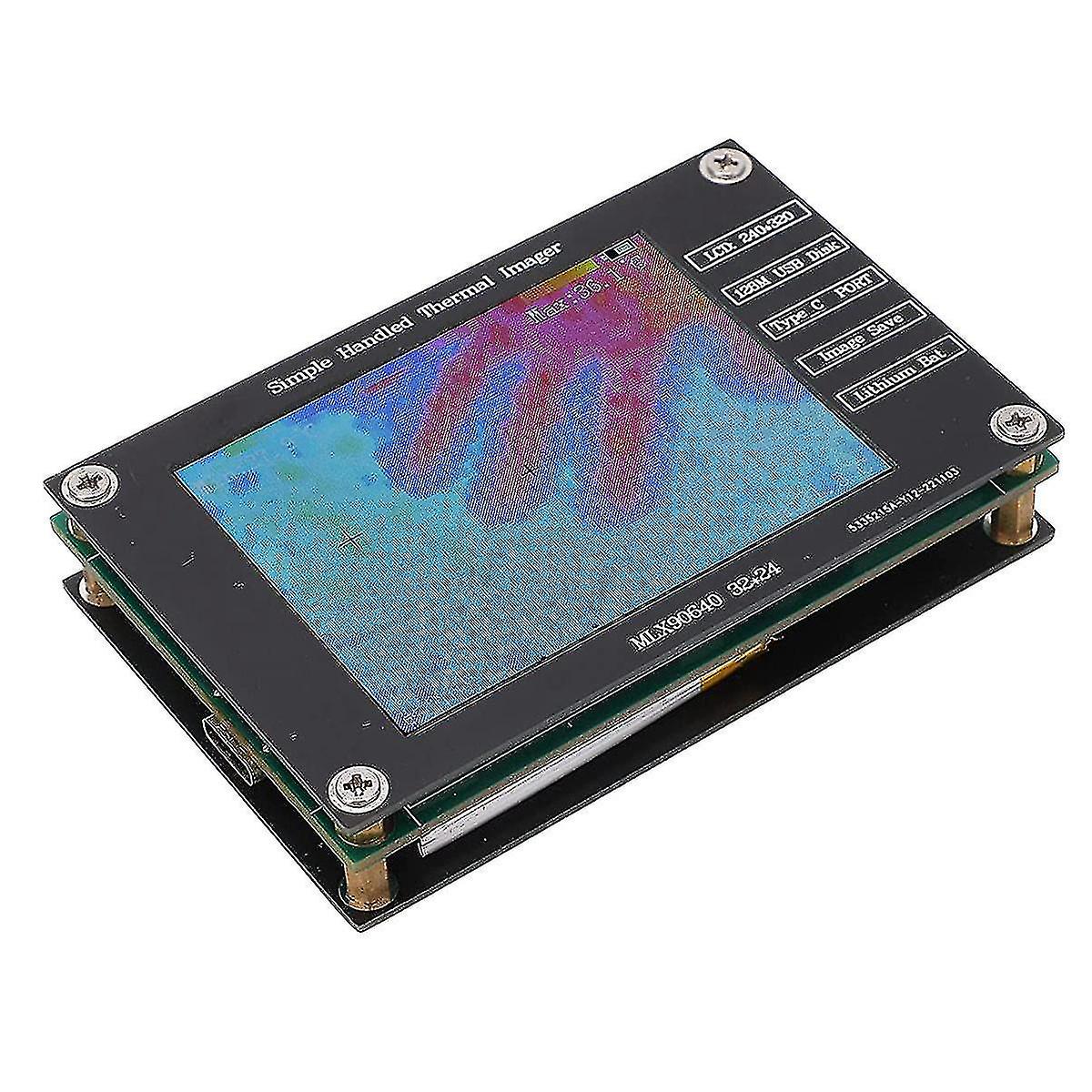 Thermal Imager, 2.8inch Thermal Imager Infrared Camera, 320x240, 40 To +300, Built In Spi Flash