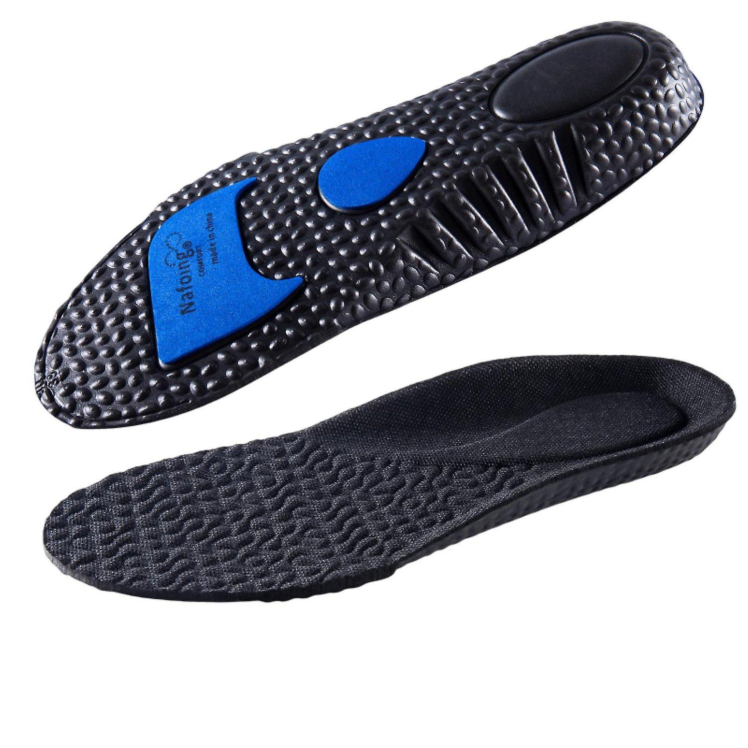 1 Pair Sports Insoles Decompression Breathable Soft Foot Protection Thickened Elastic Jogging