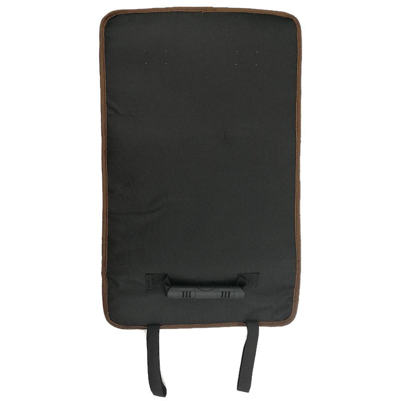 Rolling Tool Bag Large Capacity Polyester Multiple Pockets with Zipper for Storage Carrying