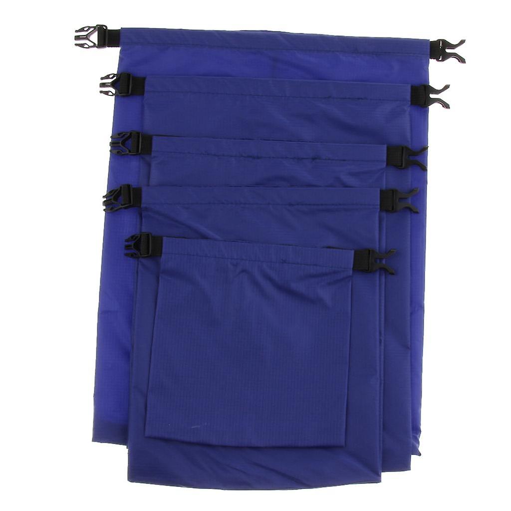 5 Sizes Set Waterproof Bag Sack Storage Camping Rafting Kayaking Red
