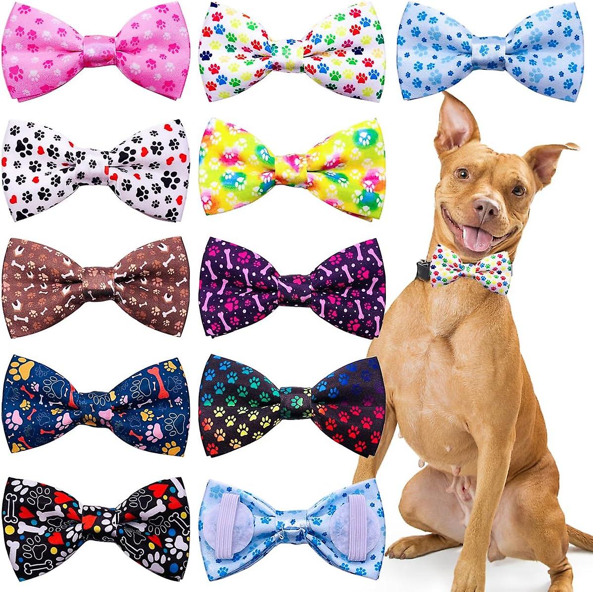 dog bow tie pattern with elastic