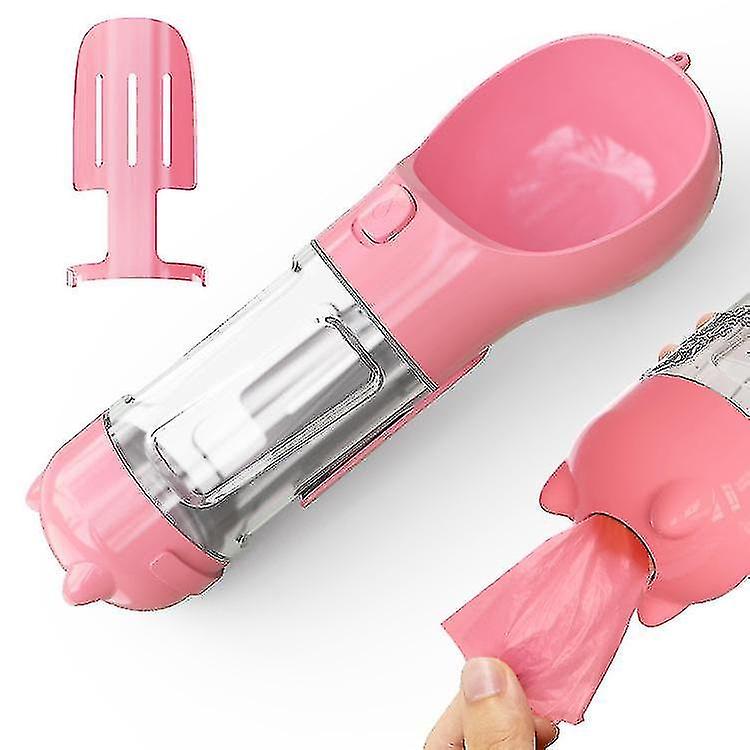 300ml Water Multi-functional Outdoor Leakproof Retractable Lightweight Pet Water Dispenser Bottle Fo