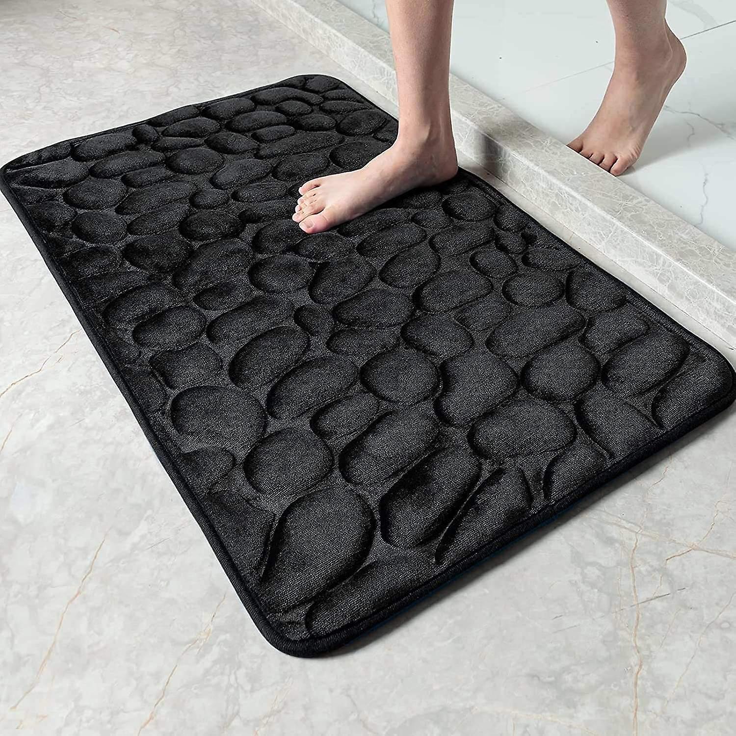 Non-Slip Memory Foam Bath Mat Rug, Absorbent Machine Washable Bathroom Mat, Shower Mat for Bathroom,