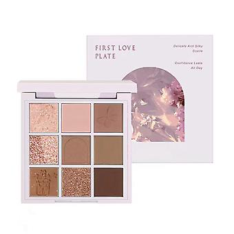 9 Color Eyeshadow Palette with Blended Glitter and Matte Finishes for Smooth Makeup Application - Glitter Eyeshadow Palette