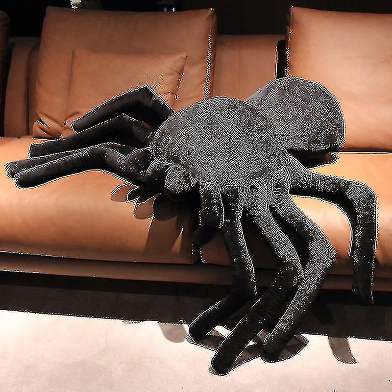 أسود العنكبوت أفخم جمع الزخرفية عيون كبيرة الرتيلاء محشوة لعبة لينة