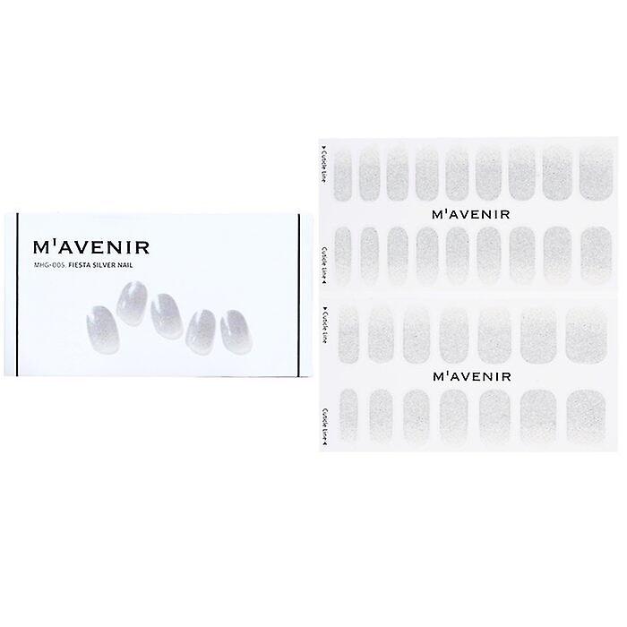 Mavenir Nail Sticker - # Fiesta Silver Nail 32pcs