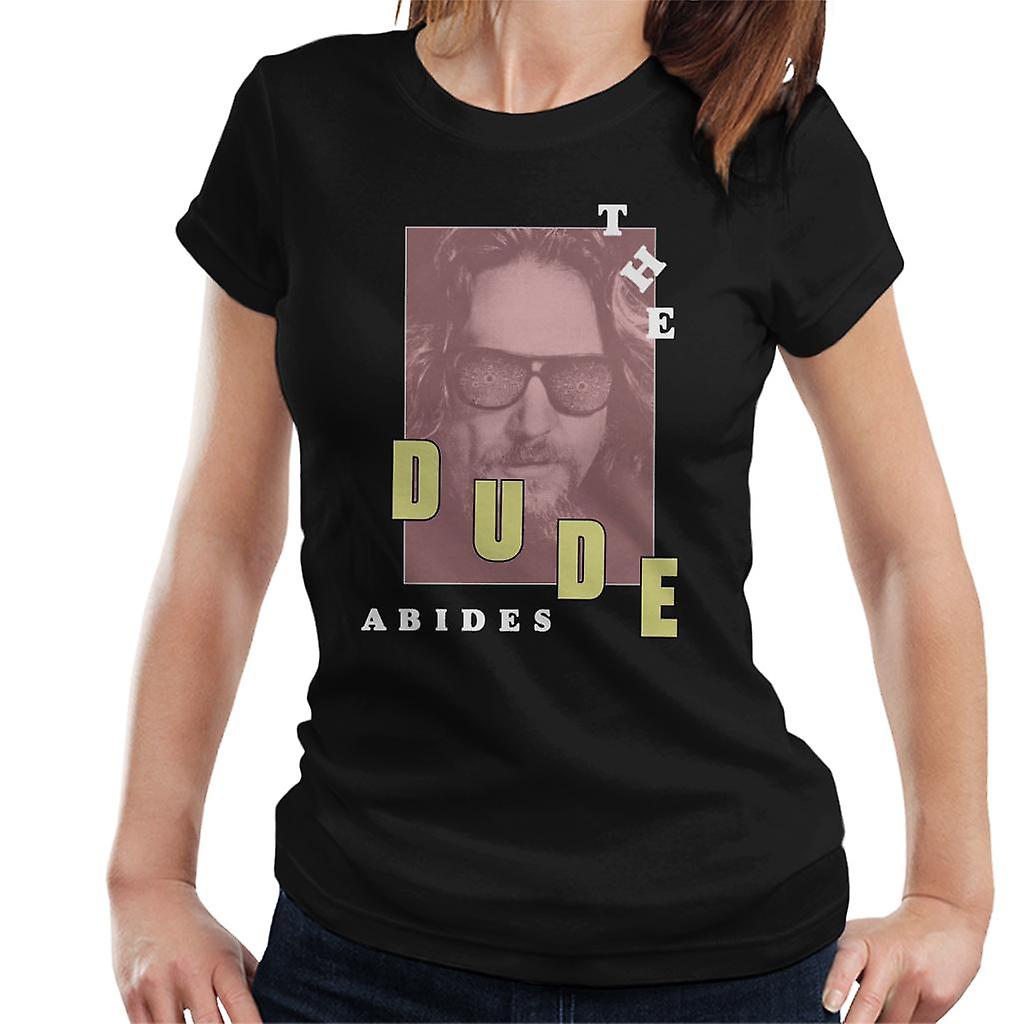 The Big Lebowski The Dude Abides Retro Women's T-Shirt