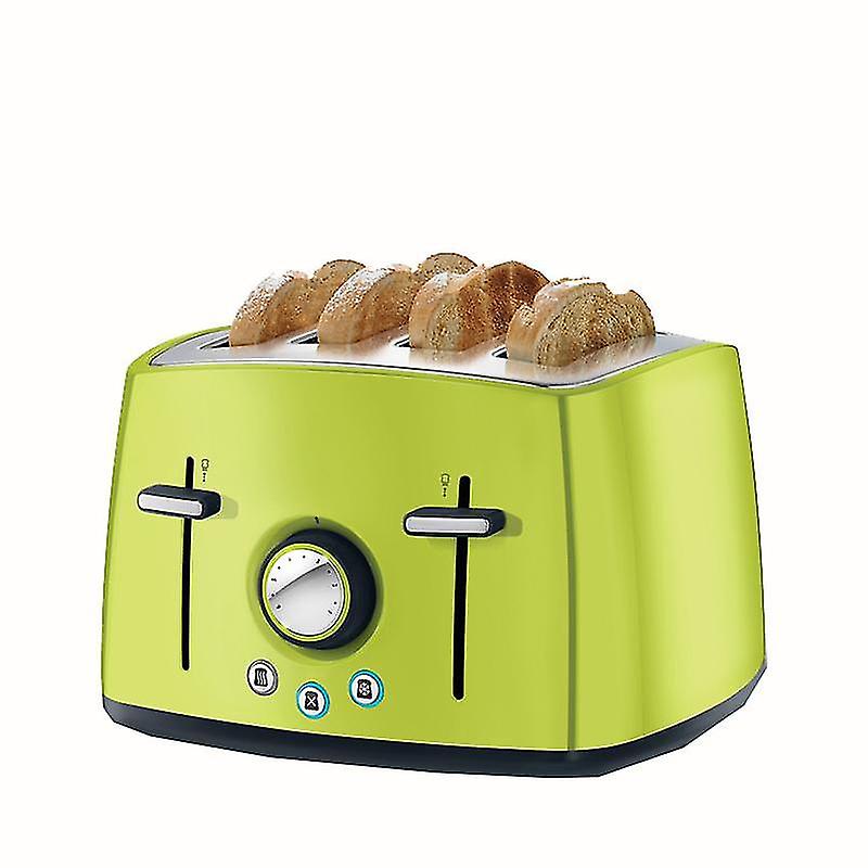 Household Automatic Bread Toaster Multi Function 4 Slot Toast Stainless Steel Breakfast Machine