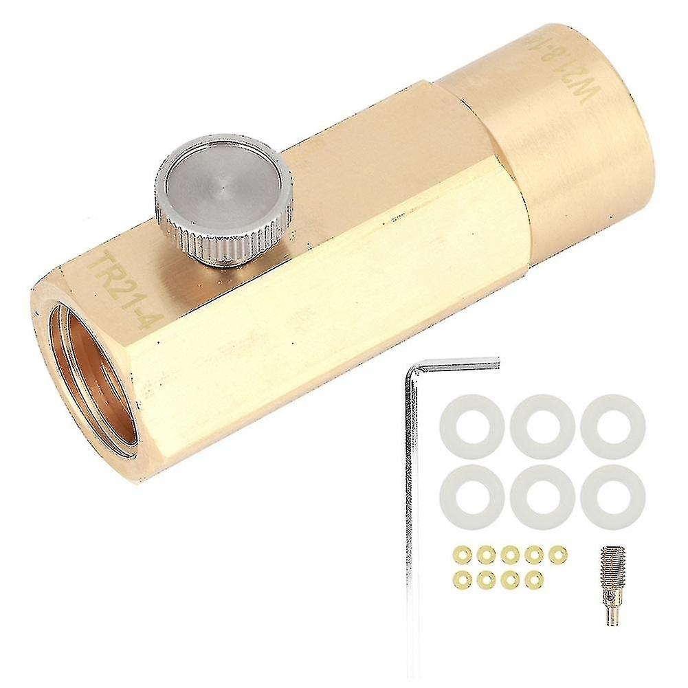 Co2 Refill Adapter Cylinder Refill Carbon Dioxide Connector Kit Valve Accessories