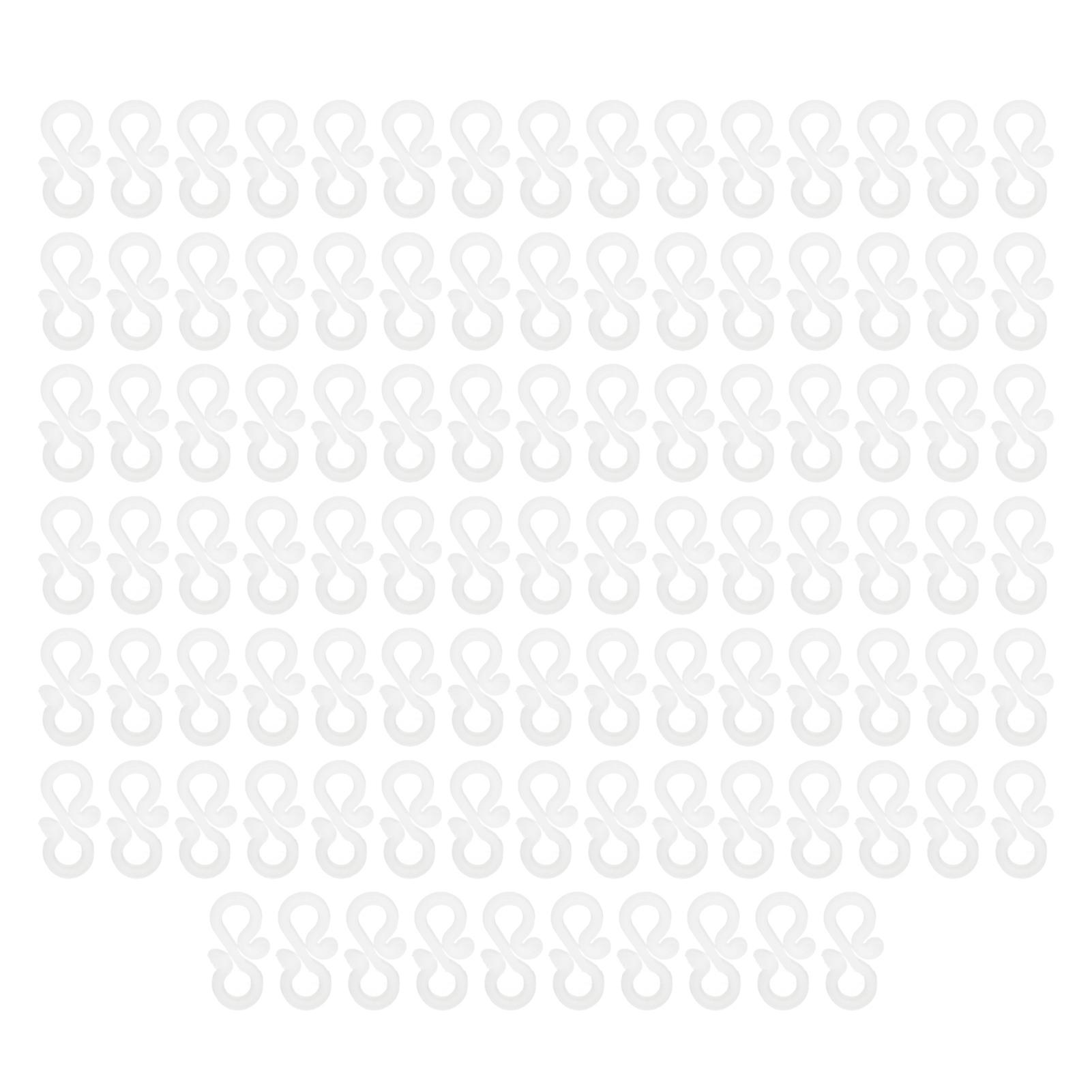 100pcs Gutter Light Clip Fixed Hook Easy Installation Accessory LED Light Hanger Clip