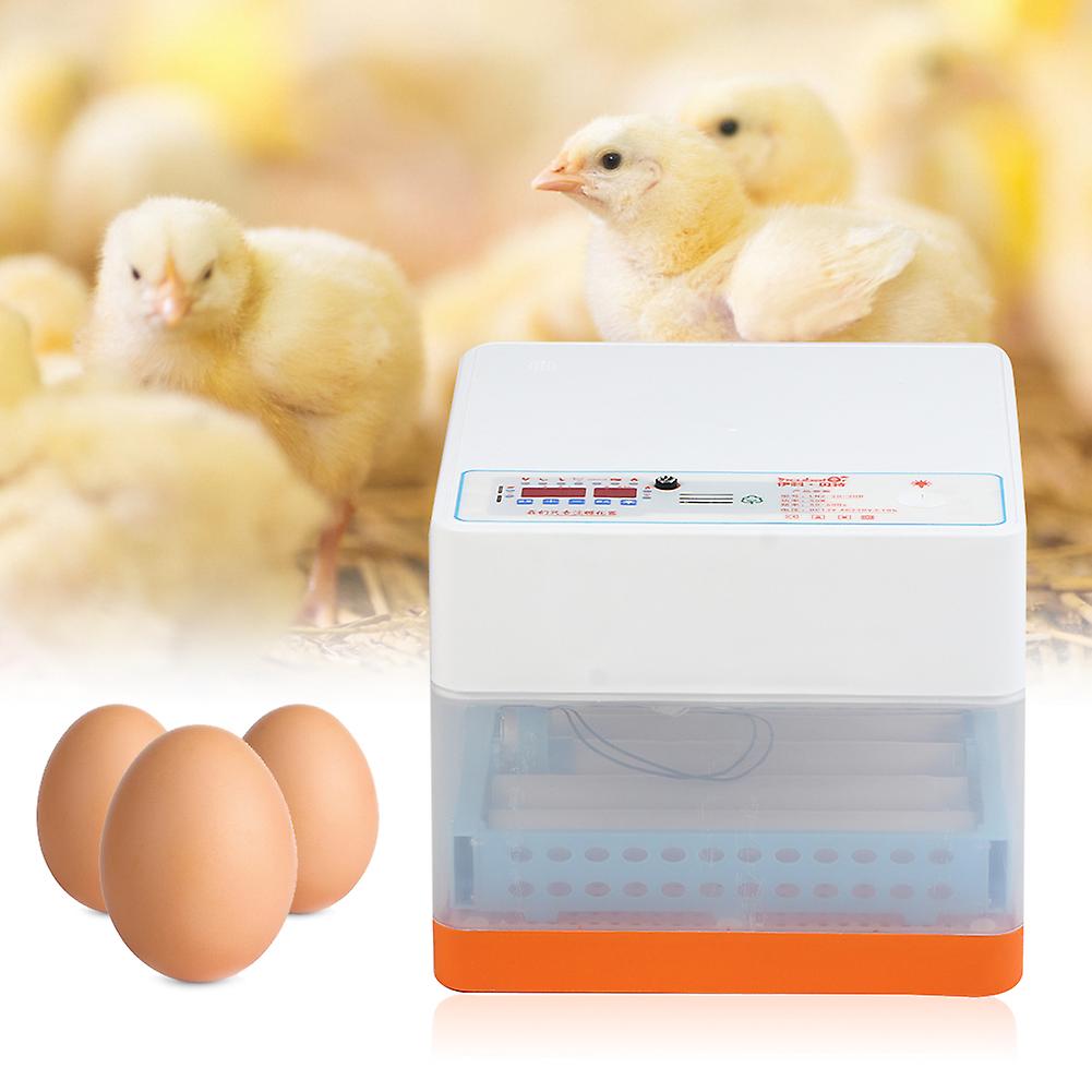 24 Eggs Household Small Automatic Poultry Egg Incubator Hatching Machine UK Plug 210-250V