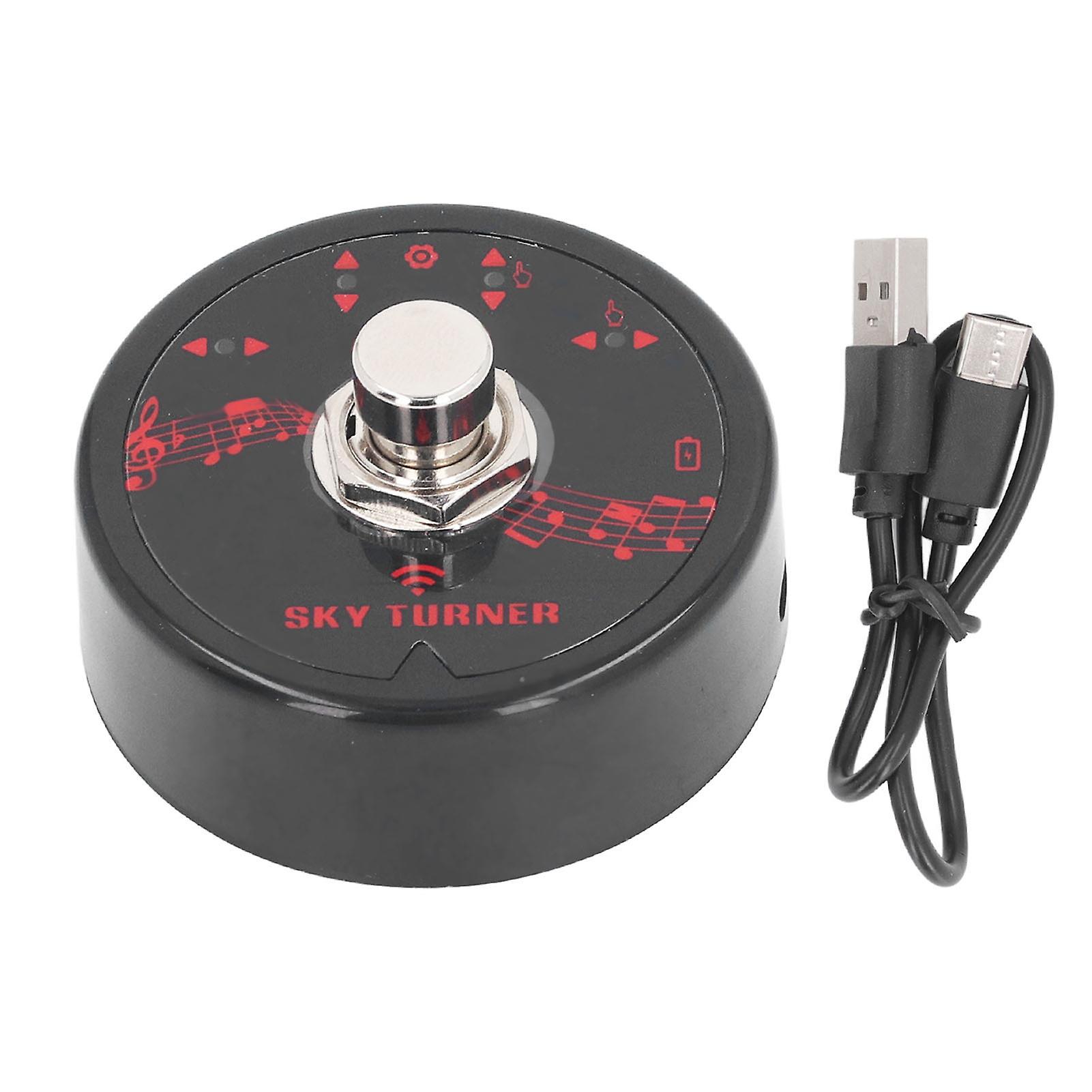 Portable Bluetooth Page Turner Pedal Wireless Foot Switch for Performance and Hands-Free Page Turning