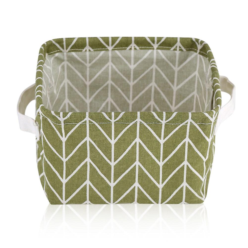 Foldable Convenient Storage laundry Box Basket Keep Table Tidy Decor Green Tree Twigs