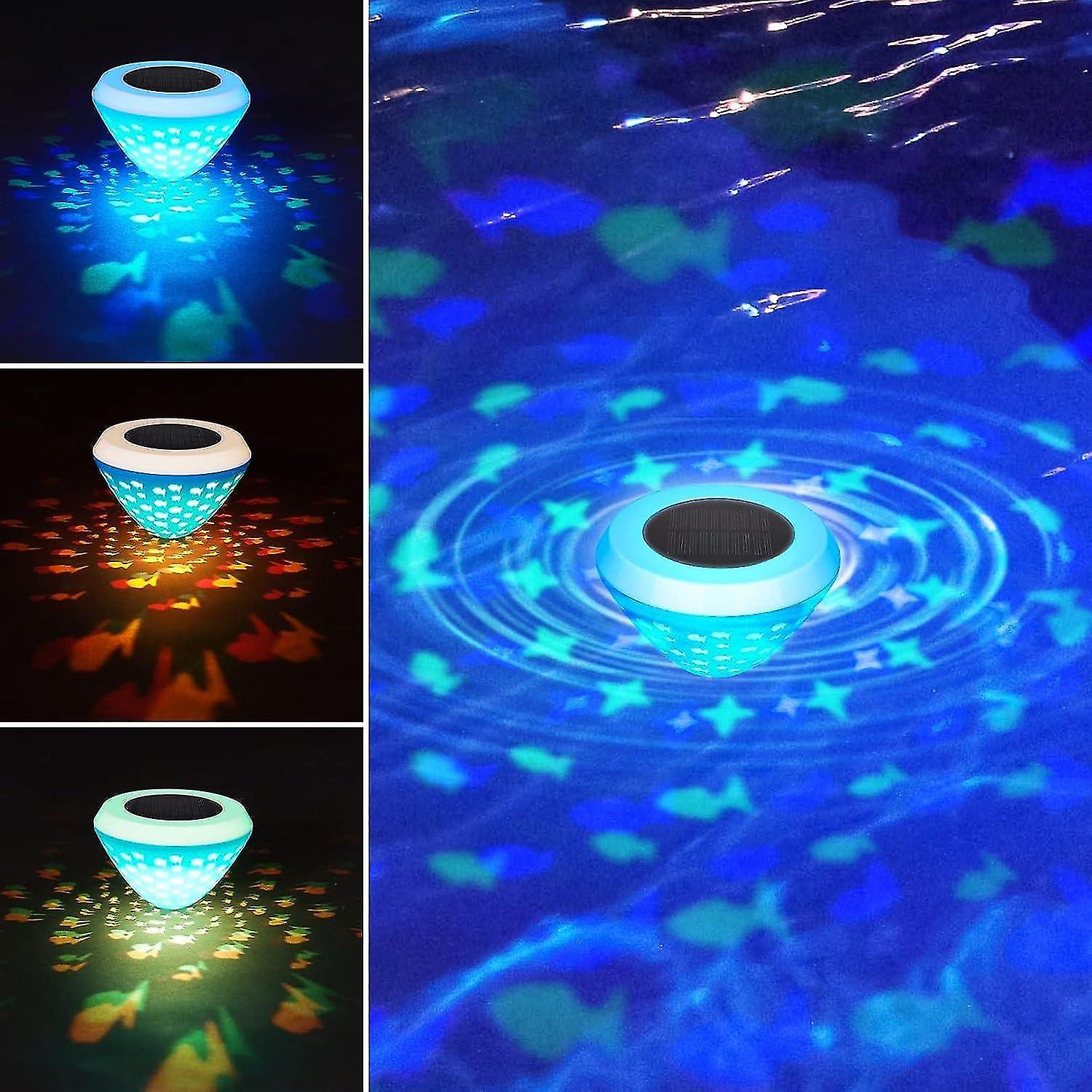 Swimming Pool Light,Solar Floating Pool Light LED with Colors Changing Solar Floating Light for Wate