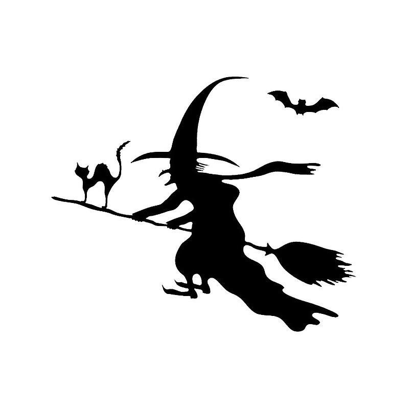1pcs Halloween Witch Sticker