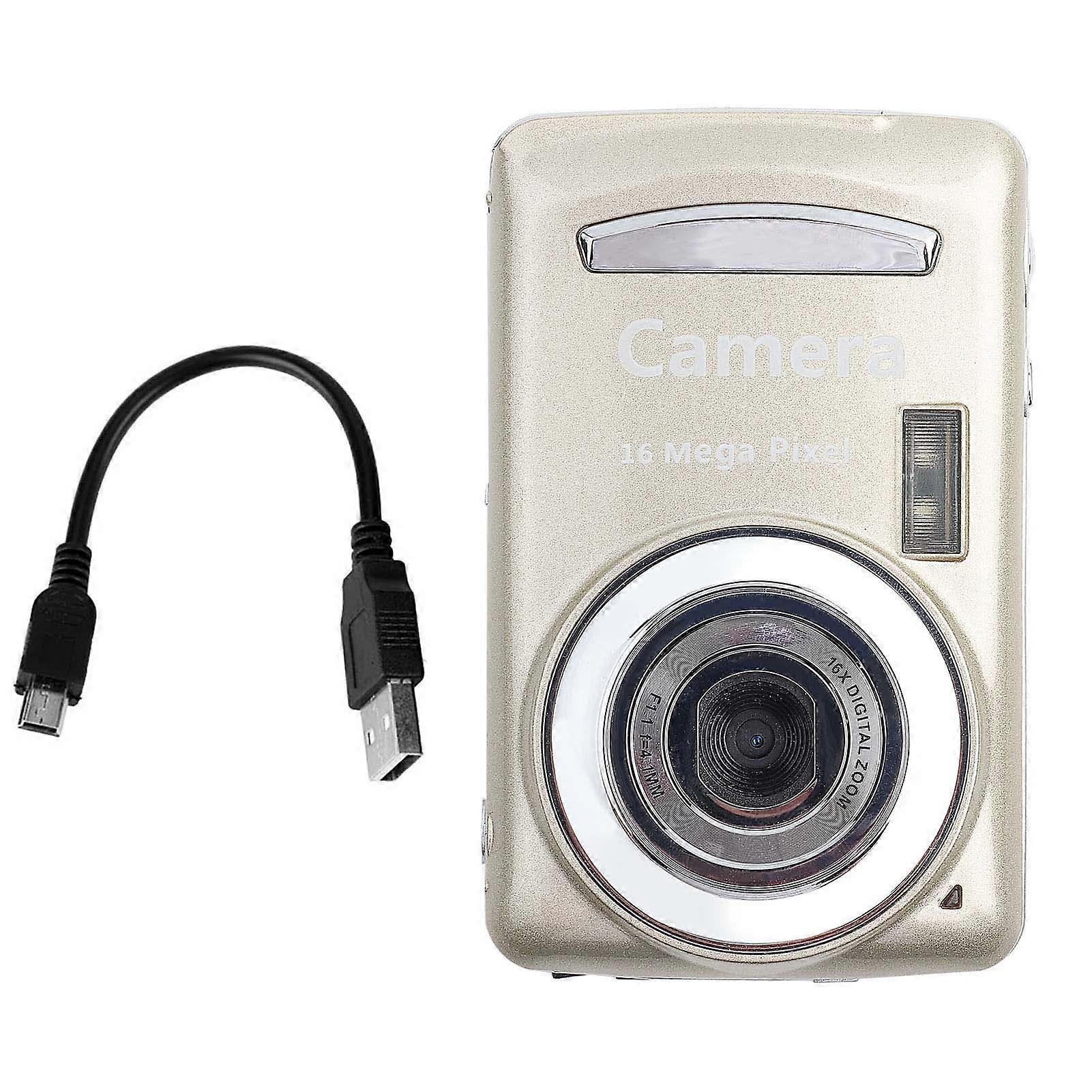 Mini Outdoor 16MP 720P 30FPS 4X Zoom HD Digital Video Camera Camcorder Gold NO.9753