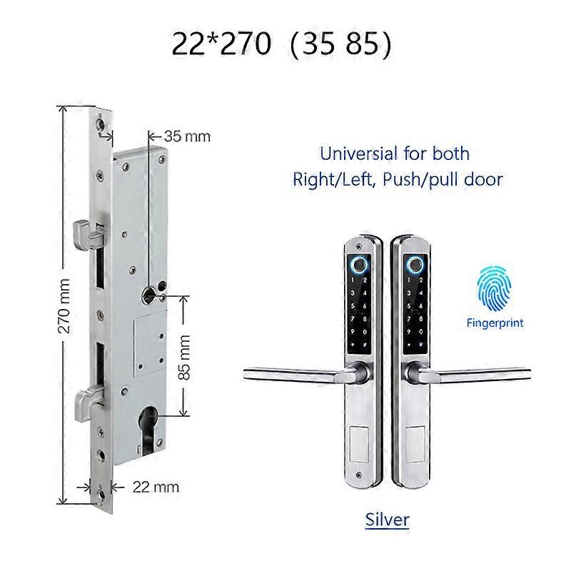 Cerradura Inteligente Double Side Smart Keyless Biometric Fingerprint Lock With Ttlock App