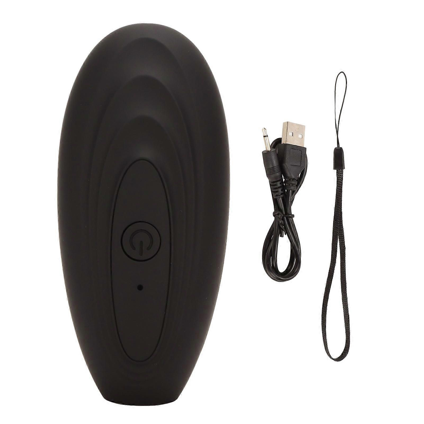 Ultrasonic Dog Barking Deterrent Handheld Portable USB Rechargeable Barking Control Devices Black