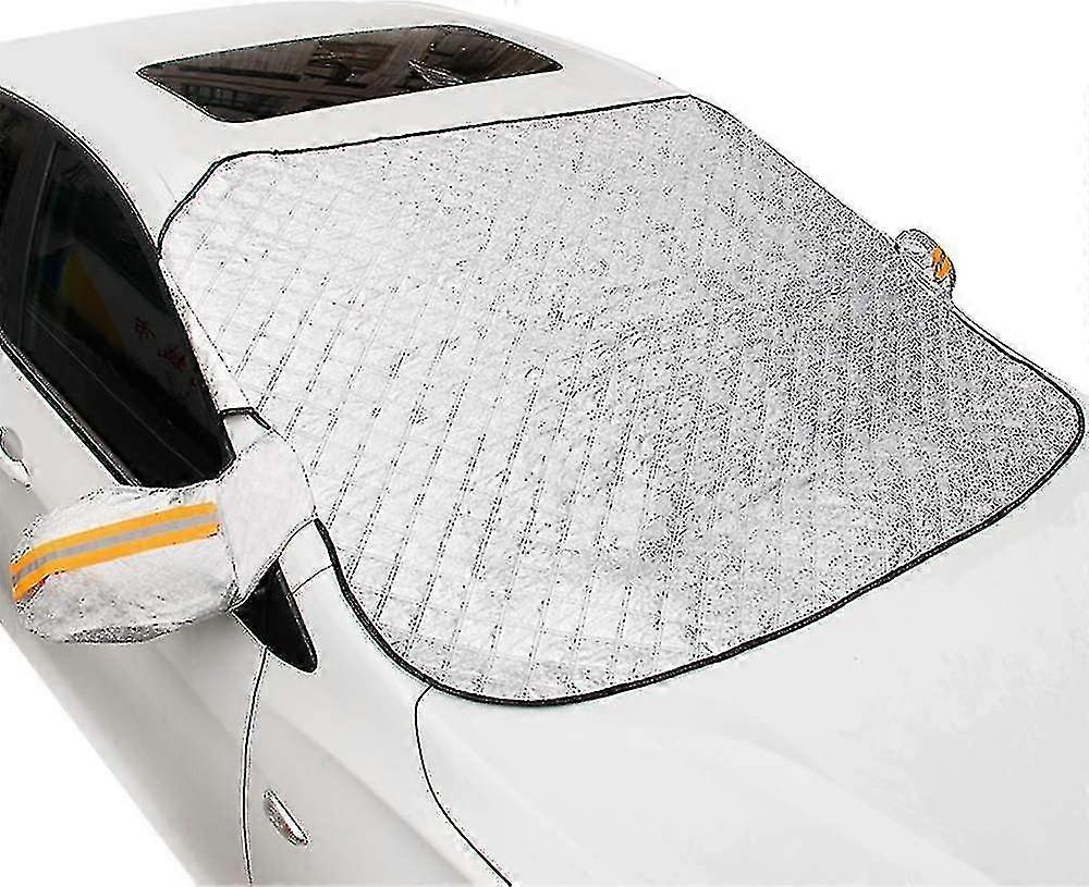 Car Windshield Snow Cover, Ice With 4 Layers Protection_Dec