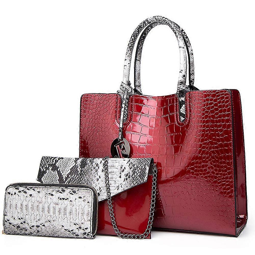 حقيبة نسائية أزياء حقيبة نسائية من ثلاث قطع كتف واحد حقيبة نسائية قطرية محمولة