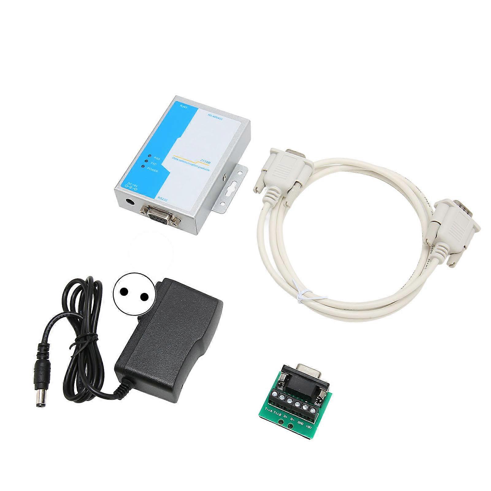 RS232 to RS485 Converter 300 to 115.2KBPS 1500W Surge Protection 32 to 128 Devices RS232 to RS422 Converter 100?240V EU Plug