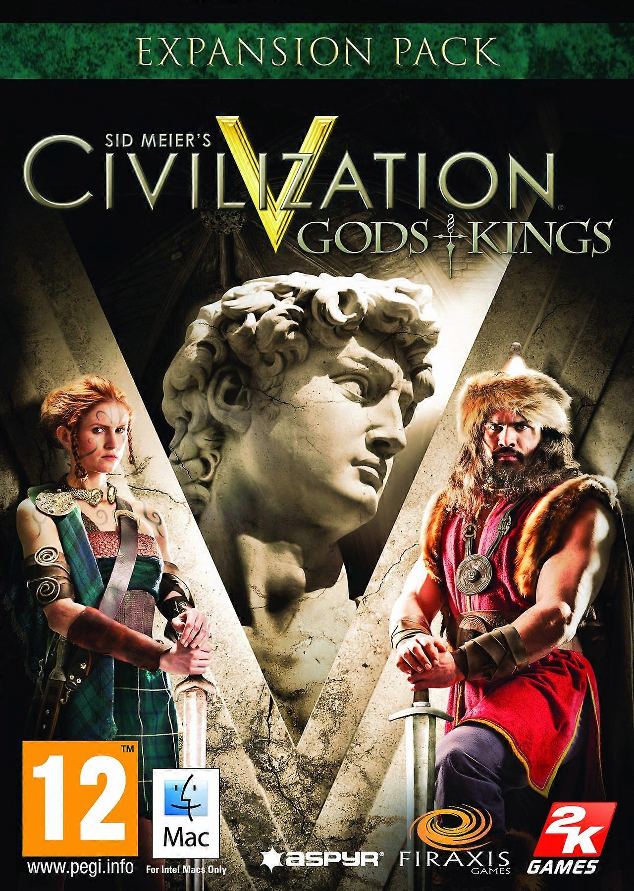 Civilization V Gods and Kings expansion pack (Mac DVD) - Mac OS X - PAL - New & Sealed