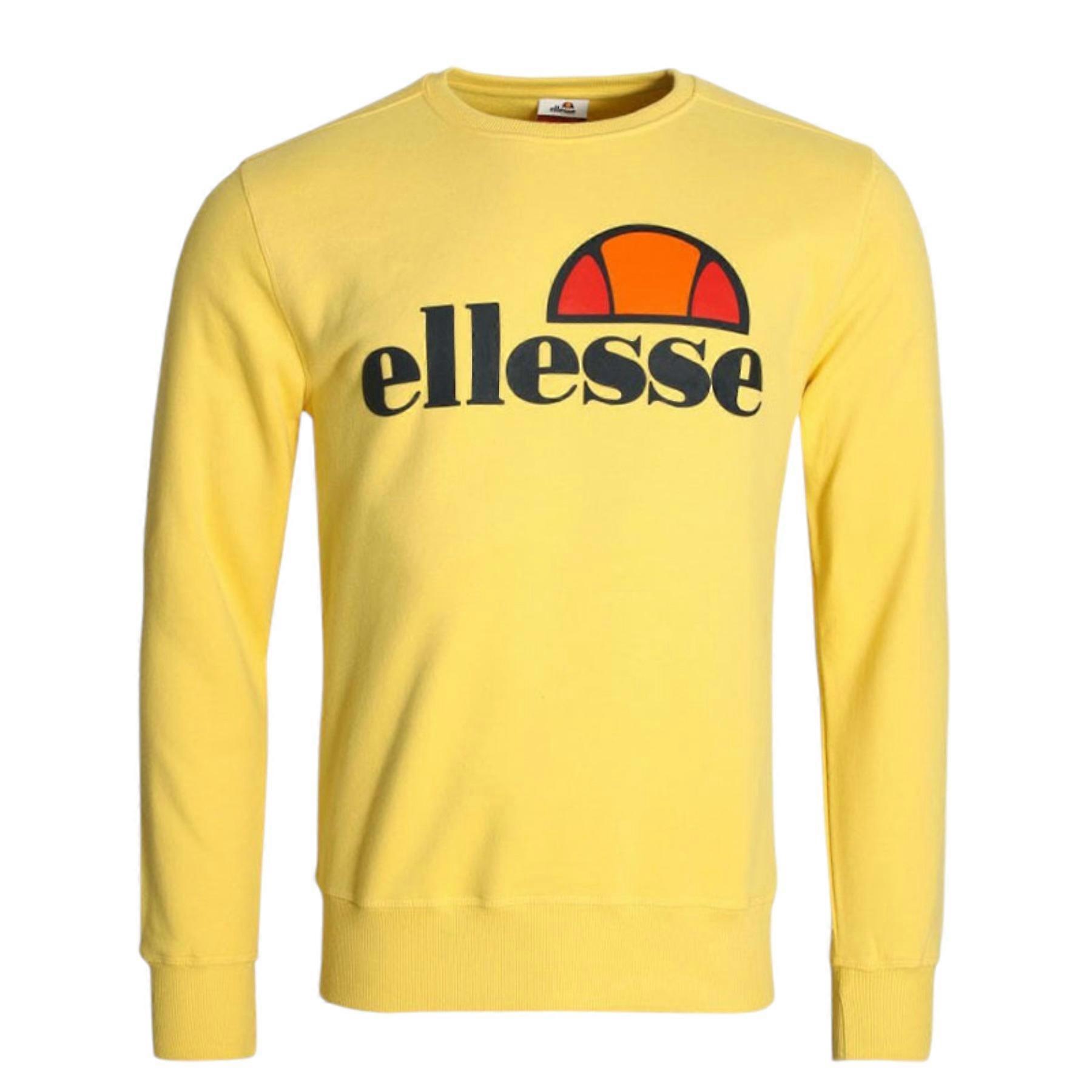 Ellesse Succiso男士套头卫衣圆领保暖冬季羊毛跳线新款