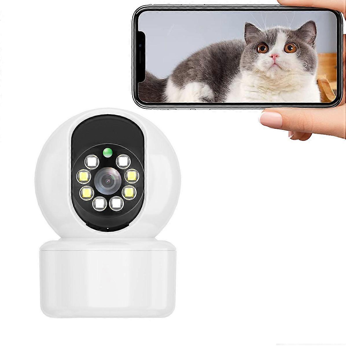 Home Security Indoor WiFi Camera 360 Degree Panoramic Camera, HD 1080P Home Camera Monitor