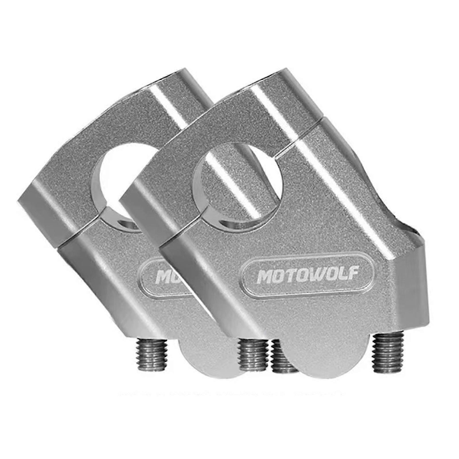 "22/28mm Motocross Handlebar Riser - CNC 6061-T6 Aluminum, Comfort Height, Easy Install, 3 Colors"