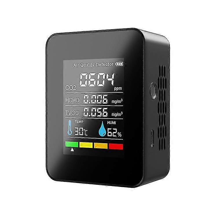 Indoor Air Quality Monitor Desktop Carbon Dioxide Gas Analyzer Co2 Meter Detector Temperature Humidity Meter Co2 Monitor
