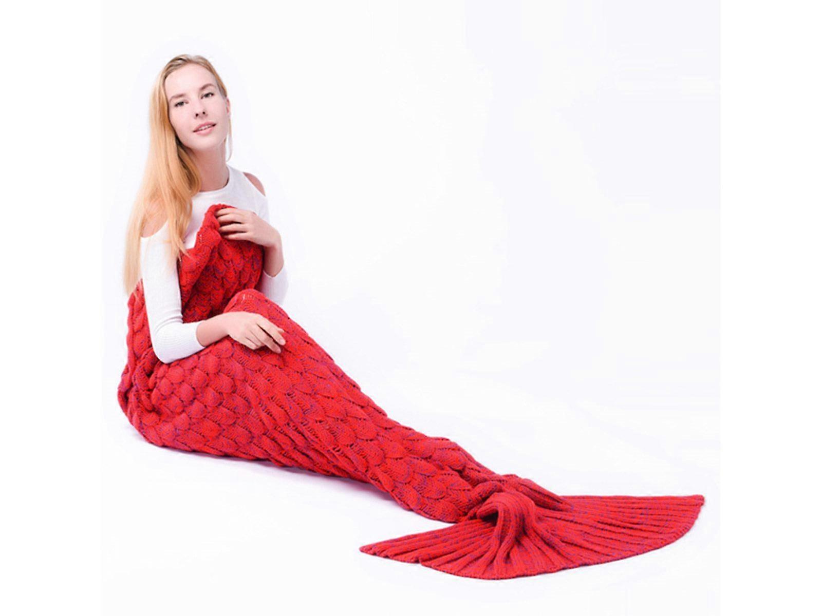 Mermaid Tail Blanket for Adults