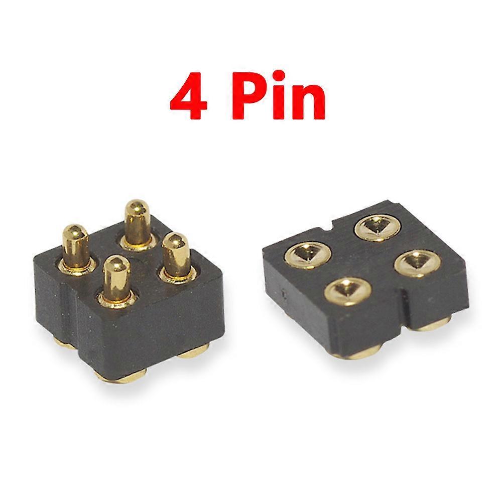 4P 6P samec Zásuvka pružinový pogo kolíkový konektor 4 6-kolíkový dvojradový povrchový držiak SMT DIP Rozstup: 2,54 mm