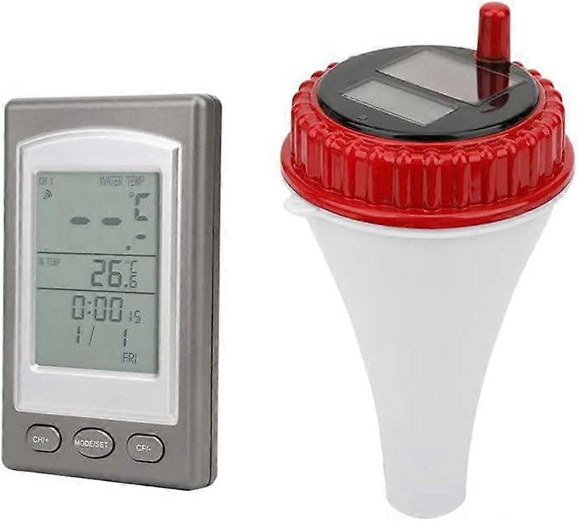 Flydende ledning Solar WiFi termometer termometer, flydende solpooltermometer
