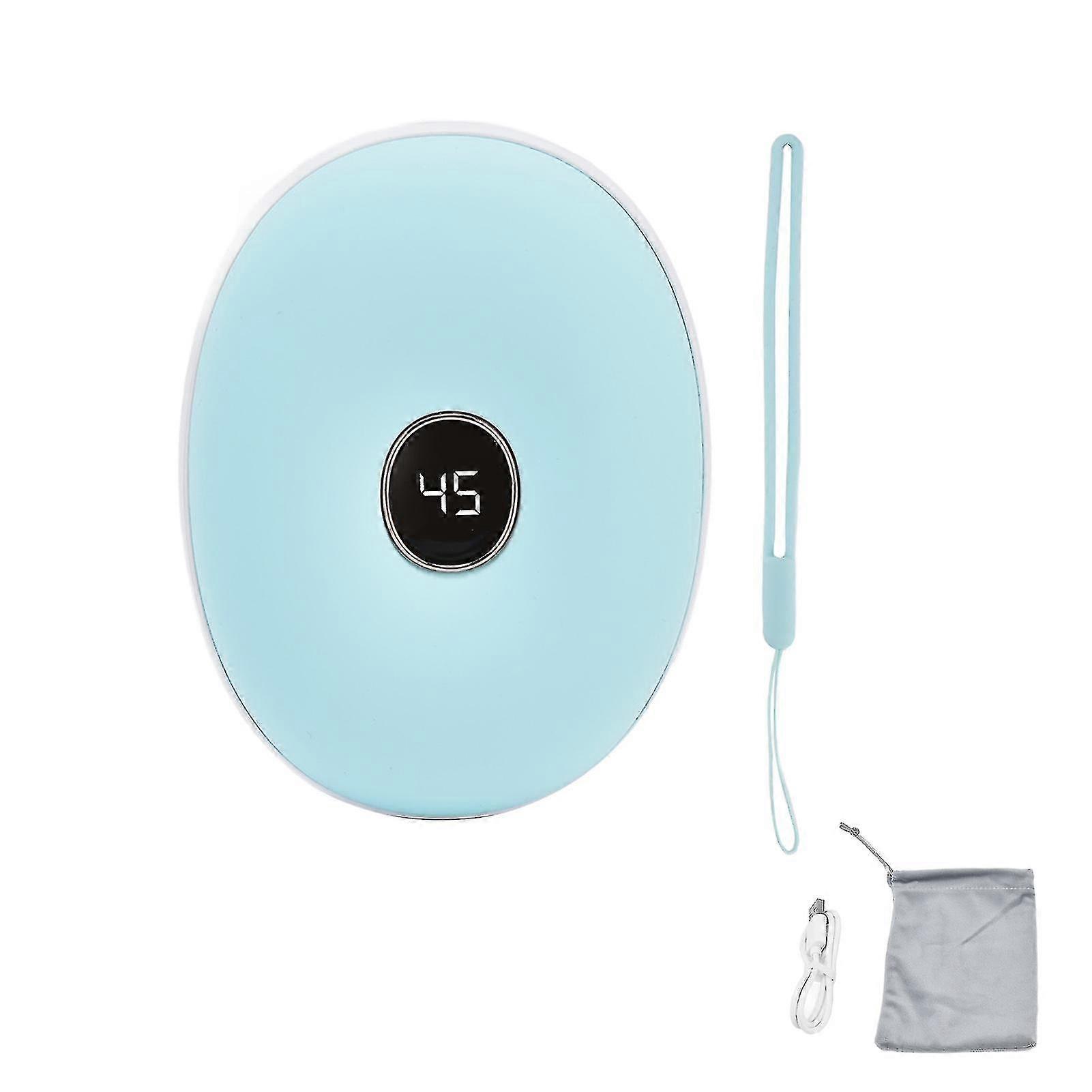 Mini Portable USB Charging Electric Hand Warmer with Intelligent Temperature Control - Blue