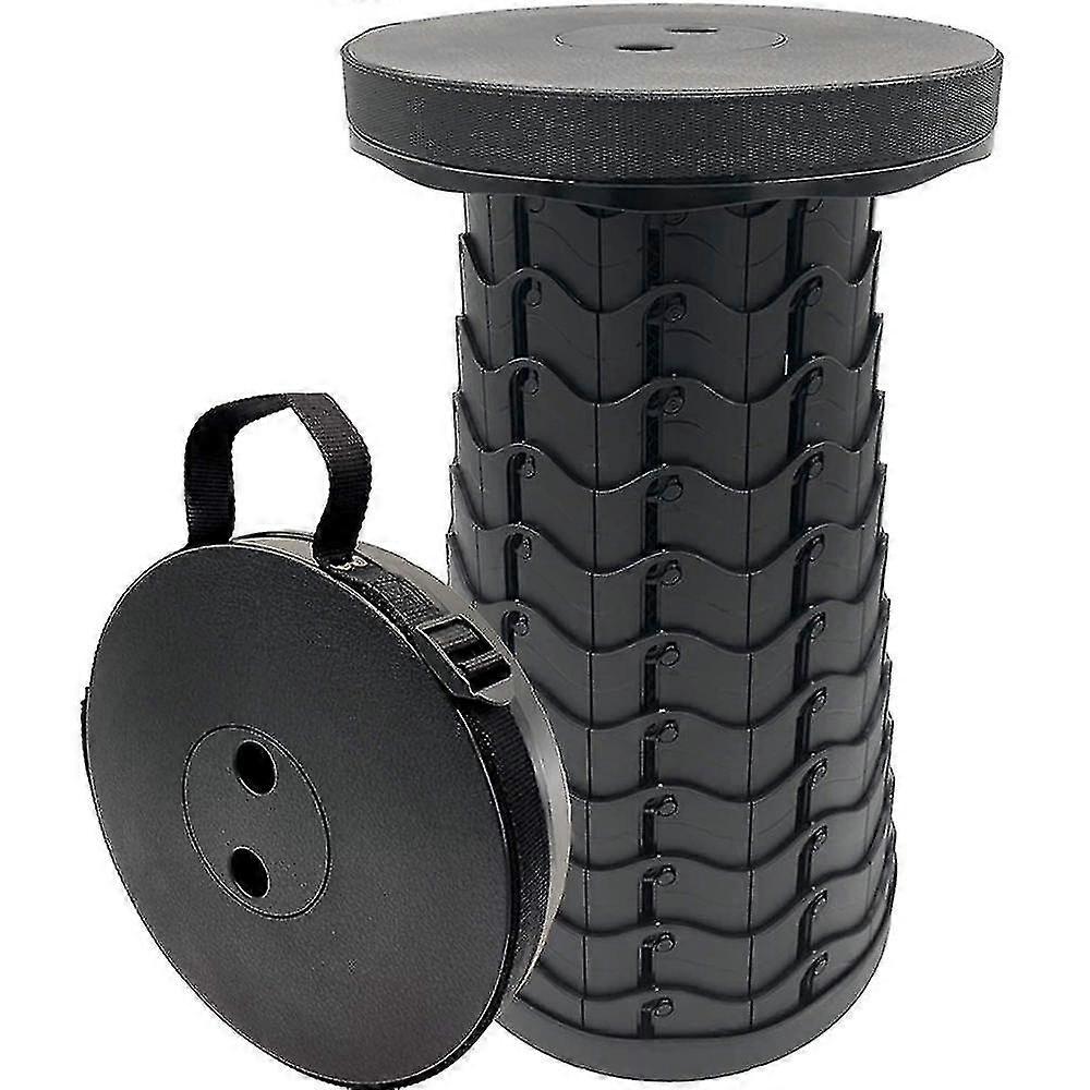 Portable Telescopic Stool, 2nd Generation Folding Stool Camping Lightwei
