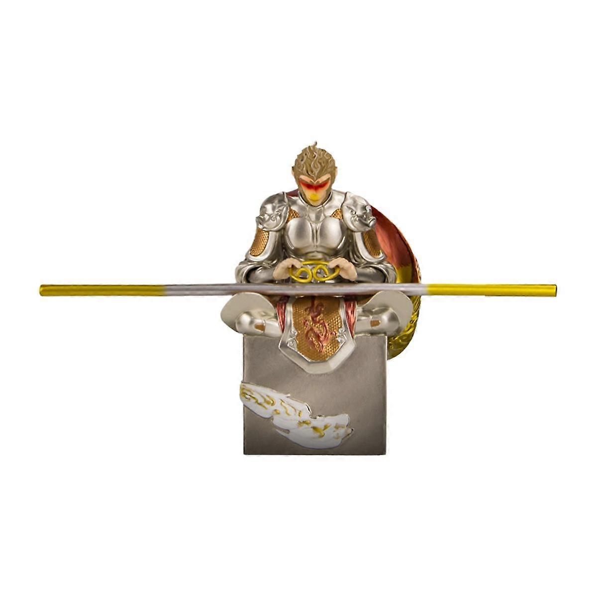 Wukongs Doll, Black Myth Statue,Monkey Action Figure, Monkey Ornaments Sculpture Office Bedroom Dec