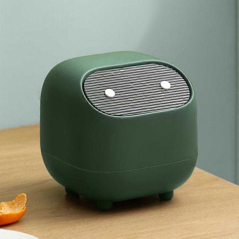 Cute Desktop Trash Can Double Press