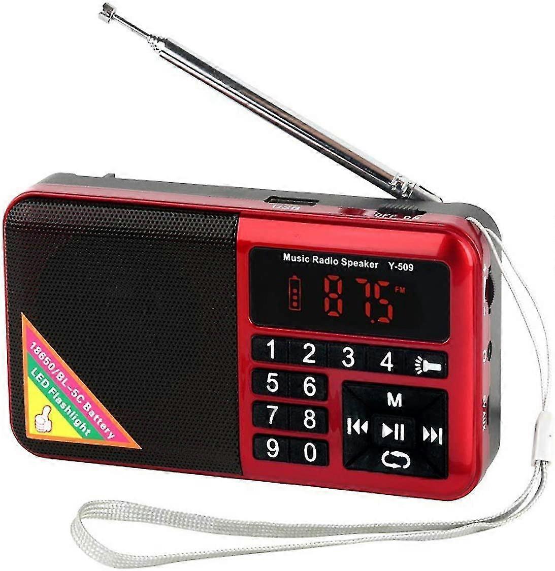 Mini Portable Fm Radio Usb