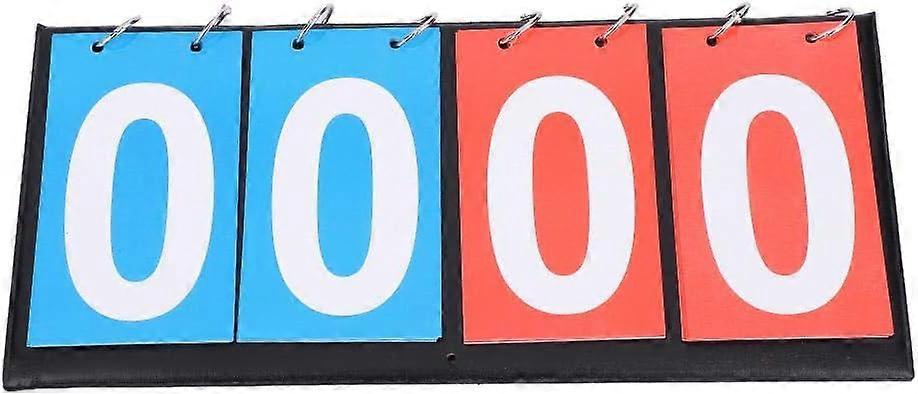 1pcs Scoreboard, Portable 4-Digit Scoreboard Scoreboard for Table Tennis Basketball Scoreboard European Version