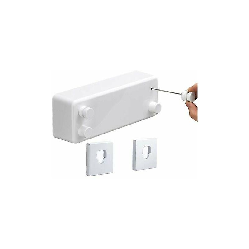 Indoor Outdoor Retractable Clothesline Expandable Wall Hanging Laundry Line Retractable Balcony Invisible Line USA