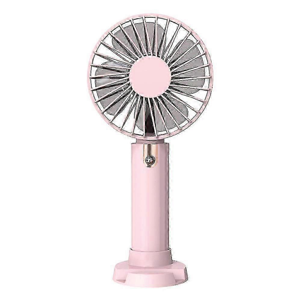 Mini Hand Held Fan With Usb Rechargeable Battery, Personal Desk Table Fan