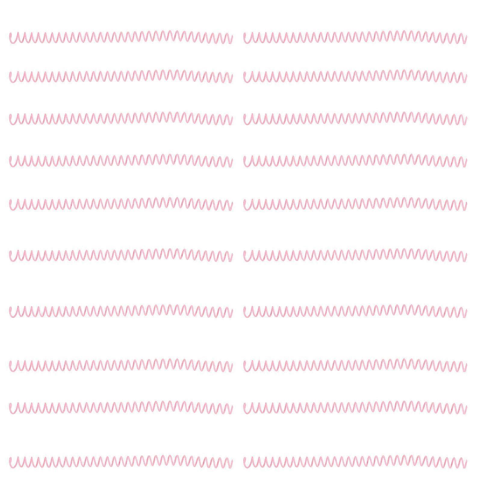 20kpl spiraalisidontakäämit 30 arkkia ABS muoviset spiraalisidontapiikit paperitavaratyöhön vaaleanpunainen