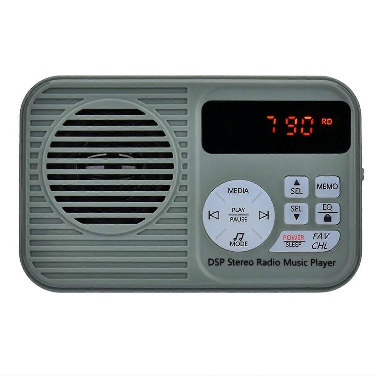 Stereo Radio Mp3 Music Player High Quality Bluetooth Radio LED Digital Radio for Elderly Home Camping