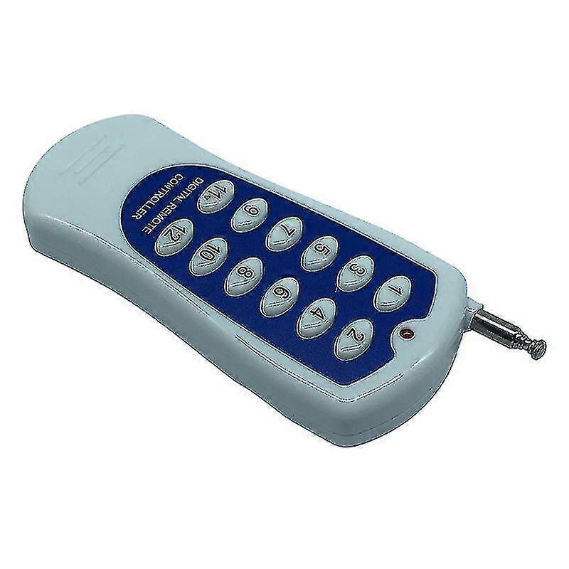 1000M 12-Key Wireless Remote Control 315MHz Frequency Universal Switch Remote Control Handle Controller High Power+(otyu
